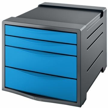 POJEMNIK Z 4 SZUFLADAMI EUROPOST VIVIDA 254 X 61 X 350 MM, NIEBIESKI POJEMNIK Z 4 SZUFLADAMI EUROPOST VIVIDA 254 X 61 X 350 MM, NIEBIESKI