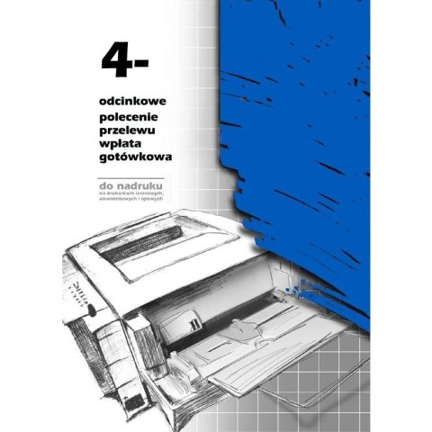 POLECENIE PRZELEWU A4 4-ODCINKI 100 ARKUSZY (OFFSET) MICHALCZYK I PROKOP A4 POLECENIE PRZELEWU A4 4-ODCINKI 100 ARKUSZY (OFFSET) MICHALCZYK I PROKOP A4
