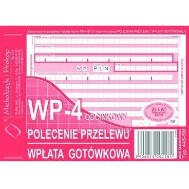 POLECENIE PRZELEWU A6 4-ODCINKI MIĘKKIE (O+3K) MICHALCZYK I PROKOP A6 POLECENIE PRZELEWU A6 4-ODCINKI MIĘKKIE (O+3K) MICHALCZYK I PROKOP A6