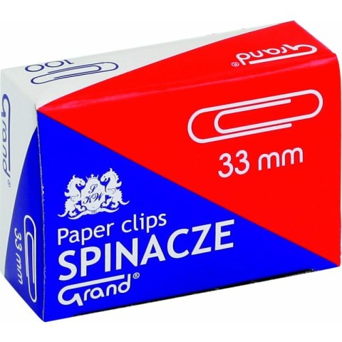 SPINACZE BIUROWE OKRĄGŁE 33mm (100) SPINACZE BIUROWE OKRĄGŁE 33mm (100)