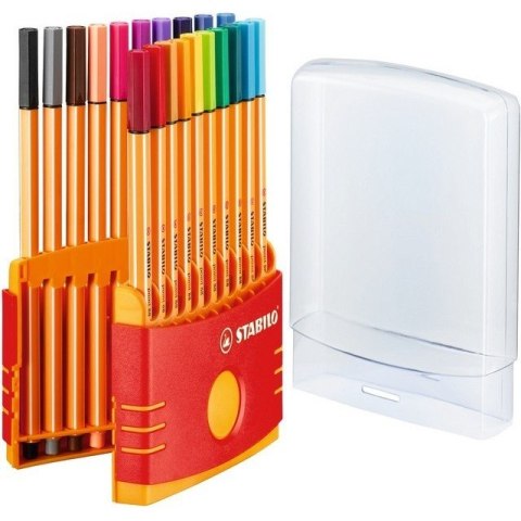 CIENKOPIS STABILO POINT 88 MIX 20 KOL. W PIÓRNIKU CIENKOPIS STABILO POINT 88 MIX 20 KOL. W PIÓRNIKU