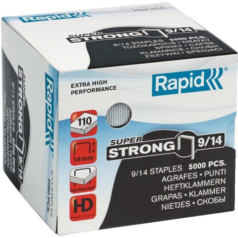 ZSZYWKI RAPID SUPER STRONG 9/14 5000 SZT ZSZYWKI RAPID SUPER STRONG 9/14 5000 SZT