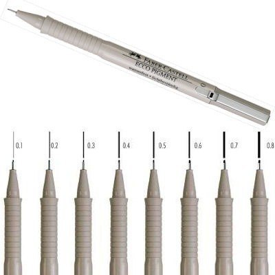 CIENKOPIS FABER-CASTELL ECCO 0.4MM CZARNY, CZARNY CIENKOPIS FABER-CASTELL ECCO 0.4MM CZARNY, CZARNY