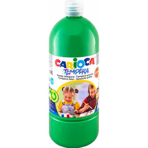 Farba tempera Carioca 1000ml zielona Farba tempera Carioca 1000ml zielona