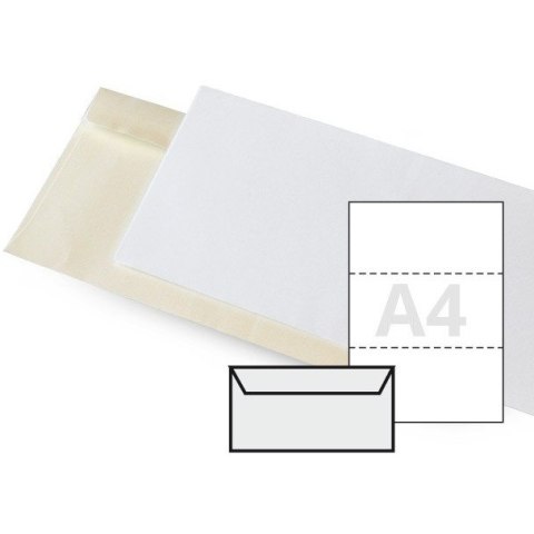 KOPERTY OZDOBNE GALERIA PAPIERU DL (10 SZT), BIAŁY KOPERTY OZDOBNE GALERIA PAPIERU DL (10 SZT), BIAŁY