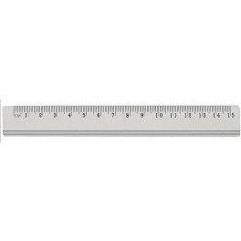 LINIJKA ALUMINIOWA 15 CM LINIJKA ALUMINIOWA 15 CM