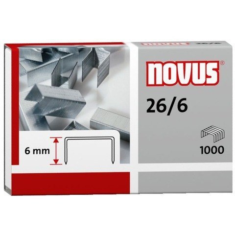 ZSZYWKI NOVUS 26/6 1000 SZT ZSZYWKI NOVUS 26/6 1000 SZT