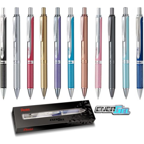 PIÓRO KULKOWE PENTEL ENERGEL BL407, CZARNY PIÓRO KULKOWE PENTEL ENERGEL BL407, CZARNY
