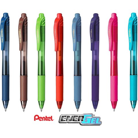 Pióro kulkowe Pentel EnerGel BL107 fioletowe, FIOLETOWY Pióro kulkowe Pentel EnerGel BL107 fioletowe, FIOLETOWY
