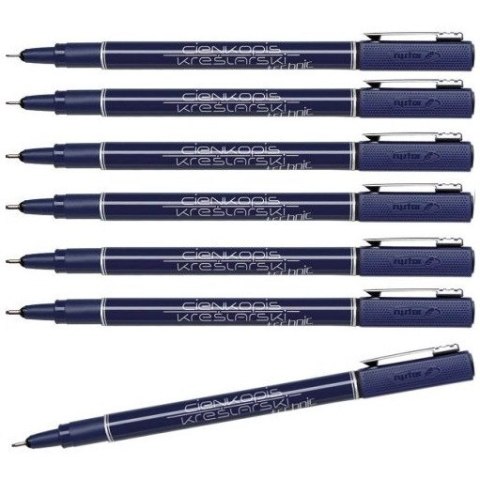 Cienkopis kreślarski Rystor Technic 0.6mm czarny Cienkopis kreślarski Rystor Technic 0.6mm czarny