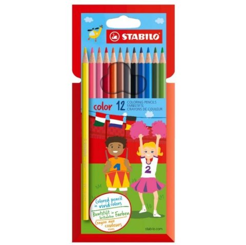 Kredki Stabilo Color 12 kolorów Kredki Stabilo Color 12 kolorów
