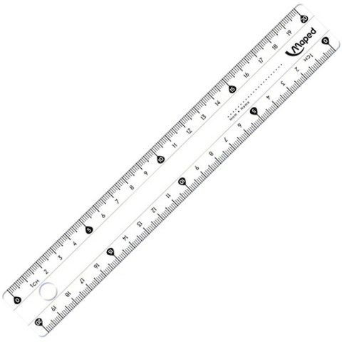 Linijka plastikowa Maped Classic 20cm Linijka plastikowa Maped Classic 20cm