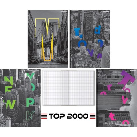 Brulion Top 2000 City A4/96k kratka Brulion Top 2000 City A4/96k kratka
