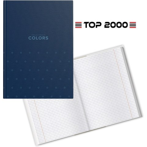 Brulion Top 2000 Colors A4/192k kratka niebieski Brulion Top 2000 Colors A4/192k kratka niebieski