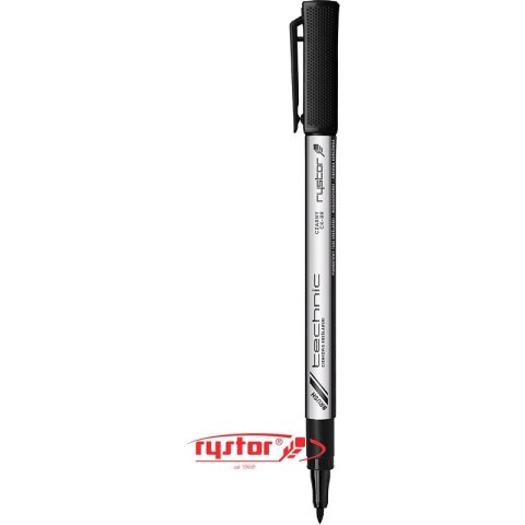 Cienkopis kreślarski Rystor Technic Brush czarny Cienkopis kreślarski Rystor Technic Brush czarny