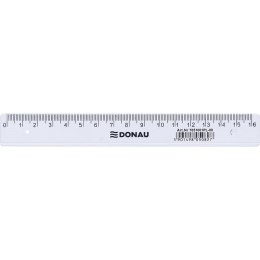 Linijka plastikowa Donau 16cm transparentna