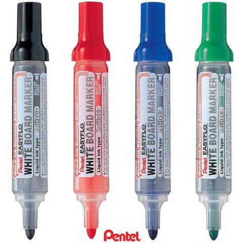 Marker do tablic Pentel Easyflo MW50M czarny, CZARNY Marker do tablic Pentel Easyflo MW50M czarny, CZARNY