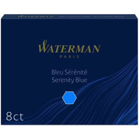 NABOJE ATRAMENTOWE WATERMAN STANDARD NIEBIESKIE (8) NABOJE ATRAMENTOWE WATERMAN STANDARD NIEBIESKIE (8)
