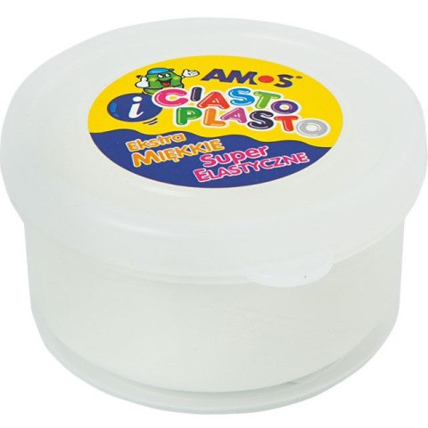 Masa plastyczna Amos Ciasto-Plasto 30g biała Masa plastyczna Amos Ciasto-Plasto 30g biała