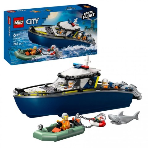 LEGO(R) CITY 60456 Pościg łodzią policyjną LEGO(R) CITY 60456 Pościg łodzią policyjną