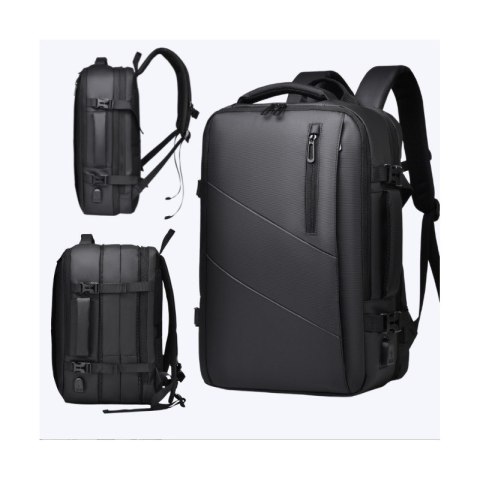 Plecak podróżny, kabinowy do samolotu, wodoodporny, 42x28x21cm PL182