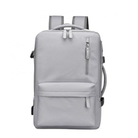 Plecak podróżny, kabinowy do samolotu, wodoodporny z USB, 44x30x16/26cm PL173