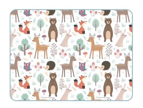 Mata zwierzątka leśne 150x180