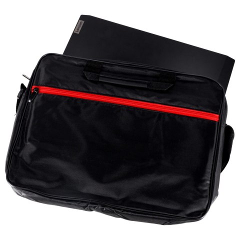 Torba na laptopa 15,6 cali etui pokrowiec z paskiem teczka damska męska czarna Torba na laptopa 15,6 cali etui pokrowiec z paskiem teczka damska męska czarna