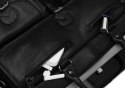 Rozbudowana torba na laptopa unisex ze skóry naturalnej Rozbudowana torba na laptopa unisex ze skóry naturalnej