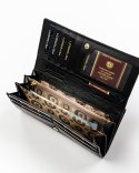 Elegancki portfel z modnym, wężowym wzorem - Peterson Elegancki portfel z modnym, wężowym wzorem - Peterson