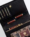Elegancki portfel damski ze wzorem wężowej skóry RFID - Peterson Elegancki portfel damski ze wzorem wężowej skóry RFID - Peterson