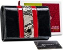 Elegancki portfel damski ze wzorem wężowej skóry RFID - Peterson Elegancki portfel damski ze wzorem wężowej skóry RFID - Peterson