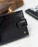 Elegancki portfel męski z membraną antyskimmingową - Rovicky Elegancki portfel męski z membraną antyskimmingową - Rovicky