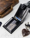 Elegancki portfel męski z membraną antyskimmingową - Rovicky Elegancki portfel męski z membraną antyskimmingową - Rovicky