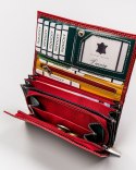 Duży, skórzany portfel damski z systemem RFID - Rovicky Duży, skórzany portfel damski z systemem RFID - Rovicky