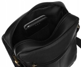 Listonoszka męska ze skóry naturalnej — Peterson