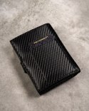 Zestaw prezentowy carbon z portfelem i brelokiem — Peterson Zestaw prezentowy carbon z portfelem i brelokiem — Peterson