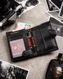 Zestaw prezentowy carbon z portfelem i brelokiem — Peterson Zestaw prezentowy carbon z portfelem i brelokiem — Peterson