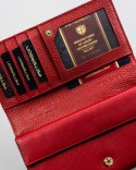 Duży portfel damski z podwójną sekcją na bilon - Peterson Duży portfel damski z podwójną sekcją na bilon - Peterson