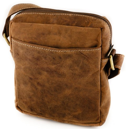 Męska listonoszka z bydlęcej skóry naturalnej - Always Wild