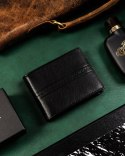 Duży, skórzany portfel męski z systemem RFID - Rovicky Duży, skórzany portfel męski z systemem RFID - Rovicky