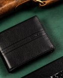 Duży, skórzany portfel męski z systemem RFID - Rovicky Duży, skórzany portfel męski z systemem RFID - Rovicky