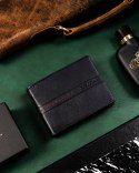 Duży, skórzany portfel męski z systemem RFID - Rovicky Duży, skórzany portfel męski z systemem RFID - Rovicky