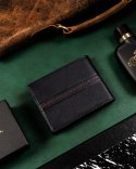 Duży, skórzany portfel męski z systemem RFID - Rovicky Duży, skórzany portfel męski z systemem RFID - Rovicky