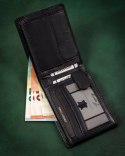 Duży, skórzany portfel męski z systemem RFID - Rovicky Duży, skórzany portfel męski z systemem RFID - Rovicky
