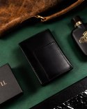 Zestaw prezentowy: elegancki, skórzany portfel męski i brelok - Rovicky Zestaw prezentowy: elegancki, skórzany portfel męski i brelok - Rovicky
