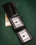Zestaw prezentowy: skórzany portfel męski i brelok - Rovicky Zestaw prezentowy: skórzany portfel męski i brelok - Rovicky