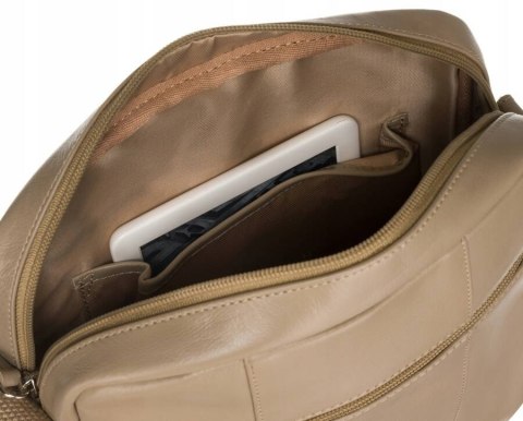 Mała listonoszka damka ze skóry naturalnej - Peterson