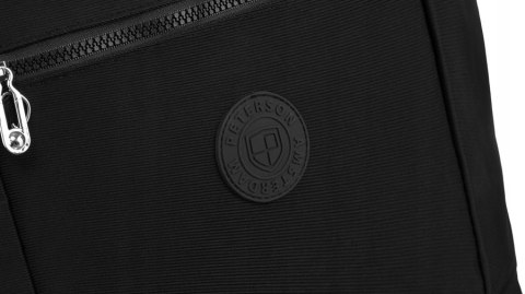 Nylonowy, pojemny shopper damski - Peterson