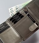Średni, skórzany portfel damski na zatrzask - 4U Cavaldi Średni, skórzany portfel damski na zatrzask - 4U Cavaldi